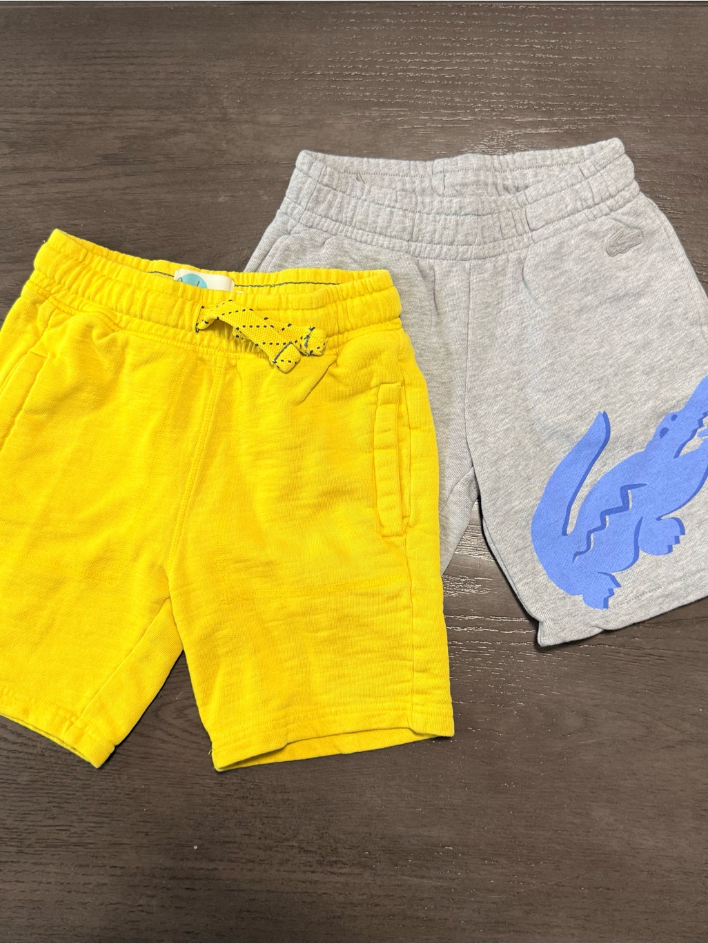 Lacoste, Hanna Andersson Bundle Of 2 Boys Shorts Size 6/7 Y
